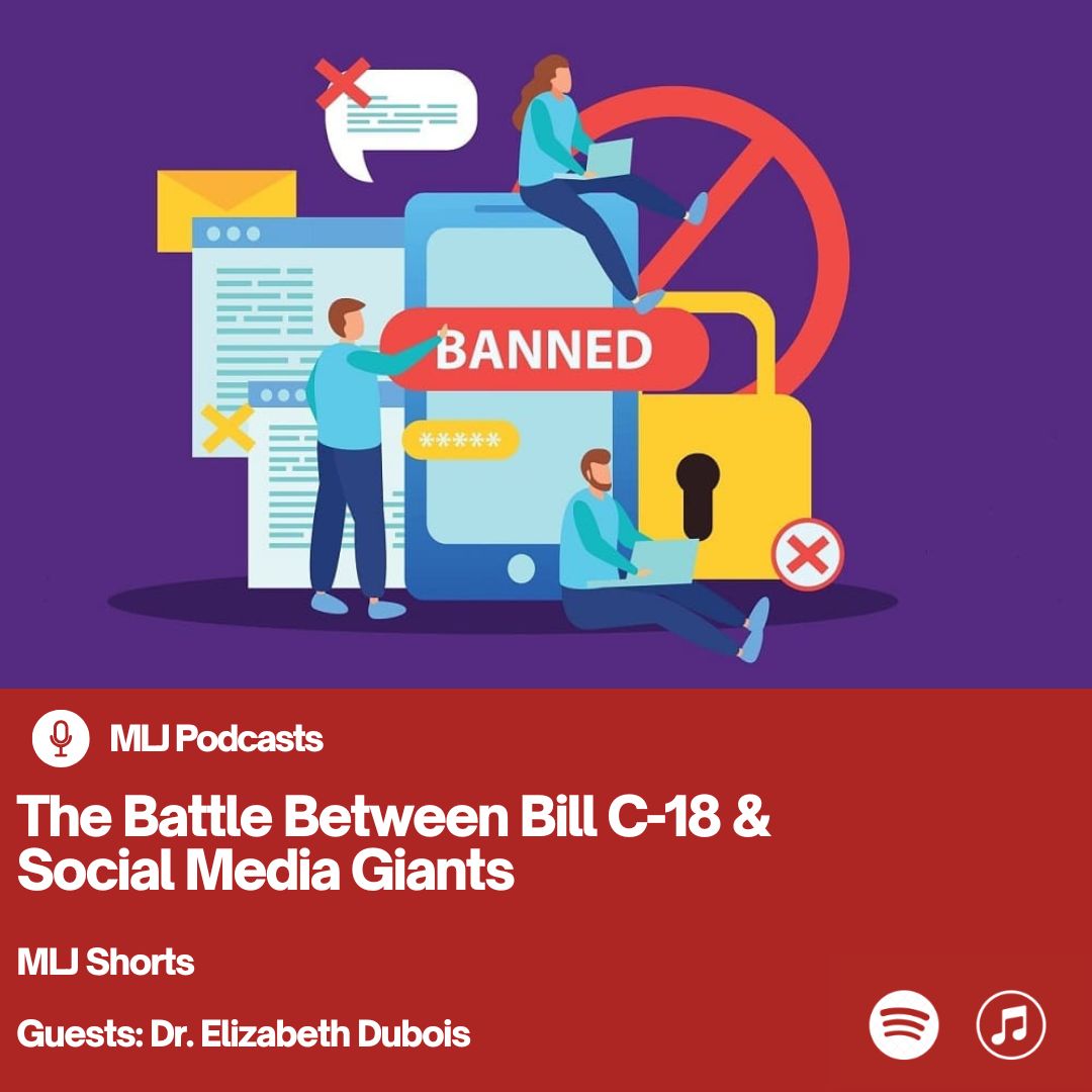 In this episode, Dr. Elizabeth Dubois (<a href="/lizdubois/">Elizabeth (not Liz) Dubois</a> ) of uOttawa unpacks Bill C-18, the Online News Act, and its impact on Canadian news access, media regulation, and the battle between the Canadian government and social media giants.

Listen here: lawjournal.mcgill.ca/article/mlj-sh…