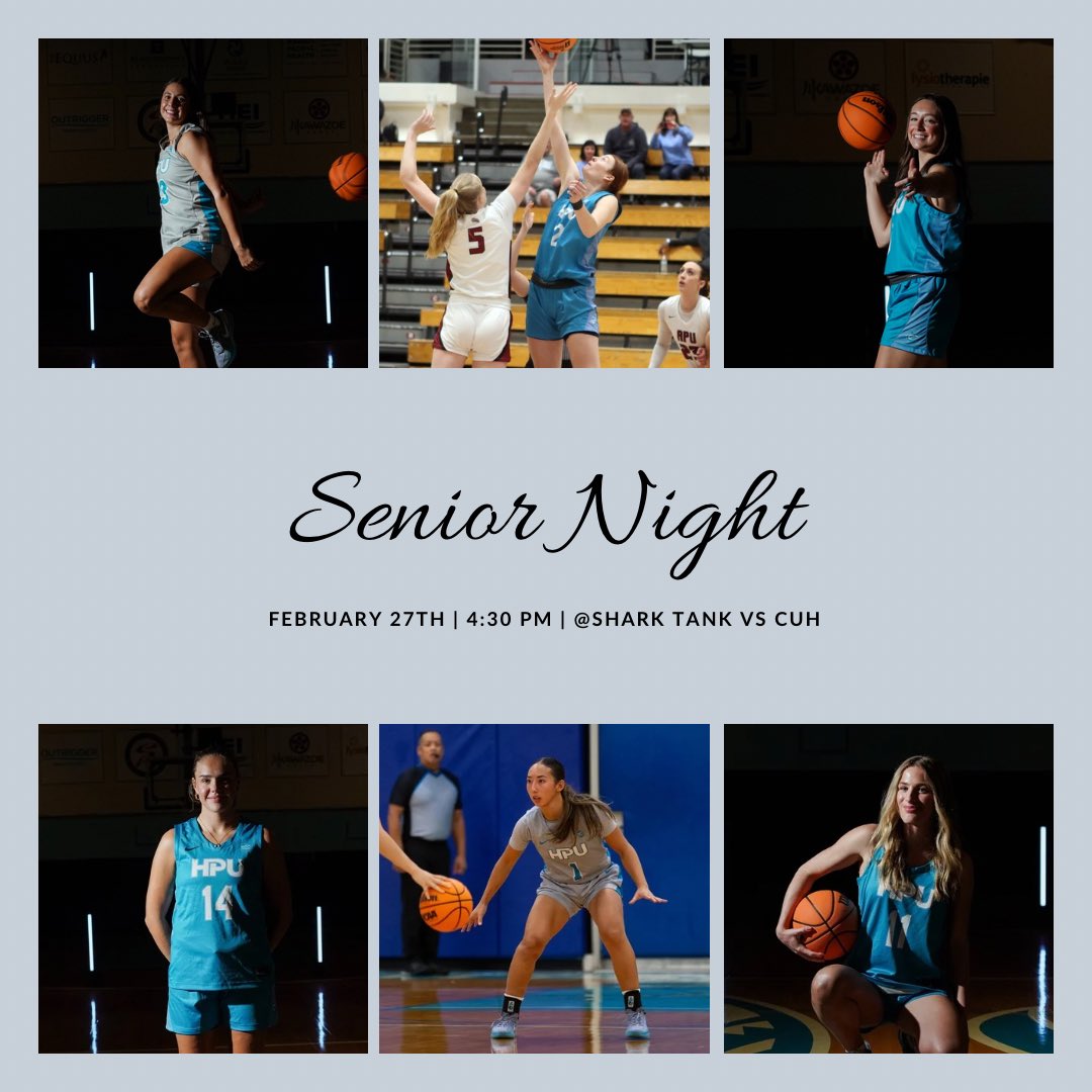 HPUSHARKSWBB's tweet image. Tonight is the night! Join us as we celebrate our 6 amazing seniors during their final game at the Shark Tank. The matchup tonight is against our cross-town rivals, Chaminade.
#goSharks🦈