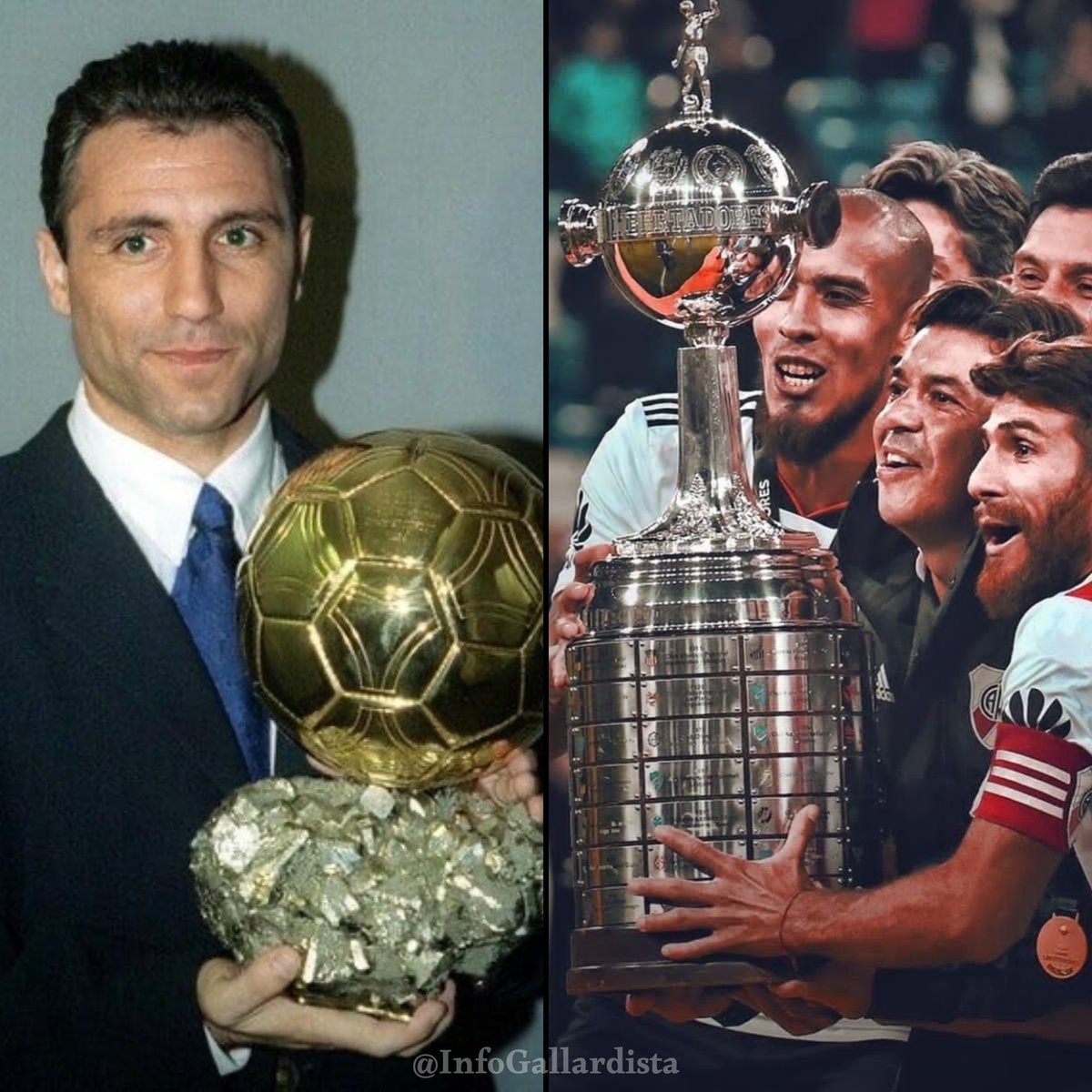 InfoGallardista's tweet photo. “Es más importante ganar la final, porque del descenso tienes la posibilidad de regresar. Porque una final tal vez no te toque más jugarla y ganarla. Levantar la copa es lo más importante”

🎙️Stoichkov 🇧🇬 en Súper Mitre Deportivo (2020) https://t.co/7NC56anJWX
