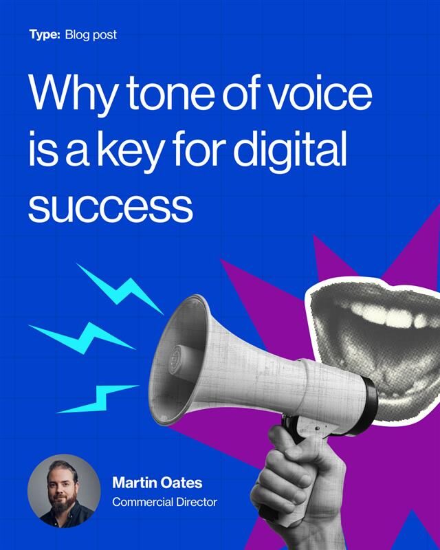 Discover our Commercial Director Martin Oates' thoughts on why tone of voice is about so much more than just words. 

bit.ly/3Qz4228

#ToneOfVoice #BrandMessaging #CopywritingTips #ContentStrategy #BrandCommunication #MarketingTips #BrandPersonality