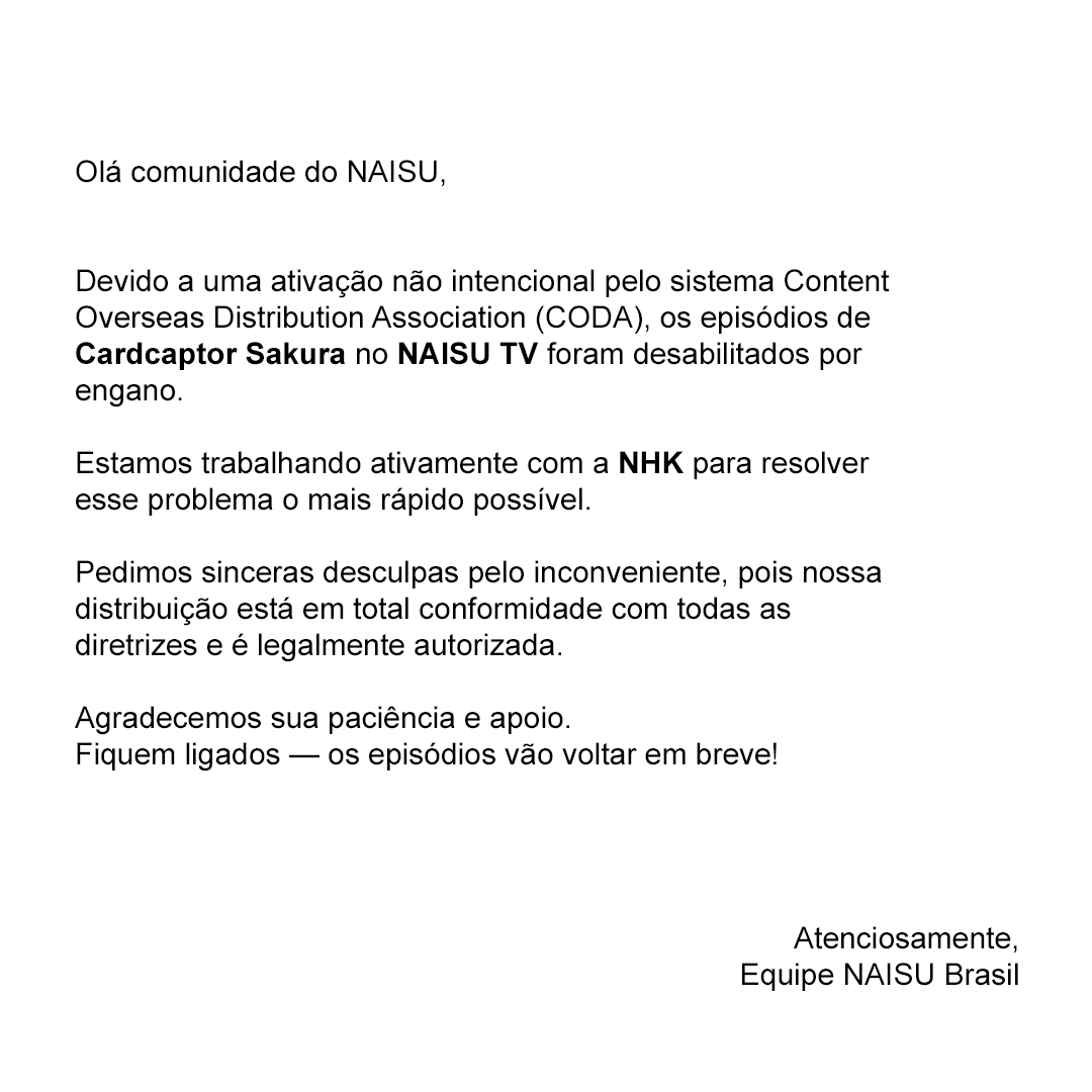 NAISU Brasil tweet media