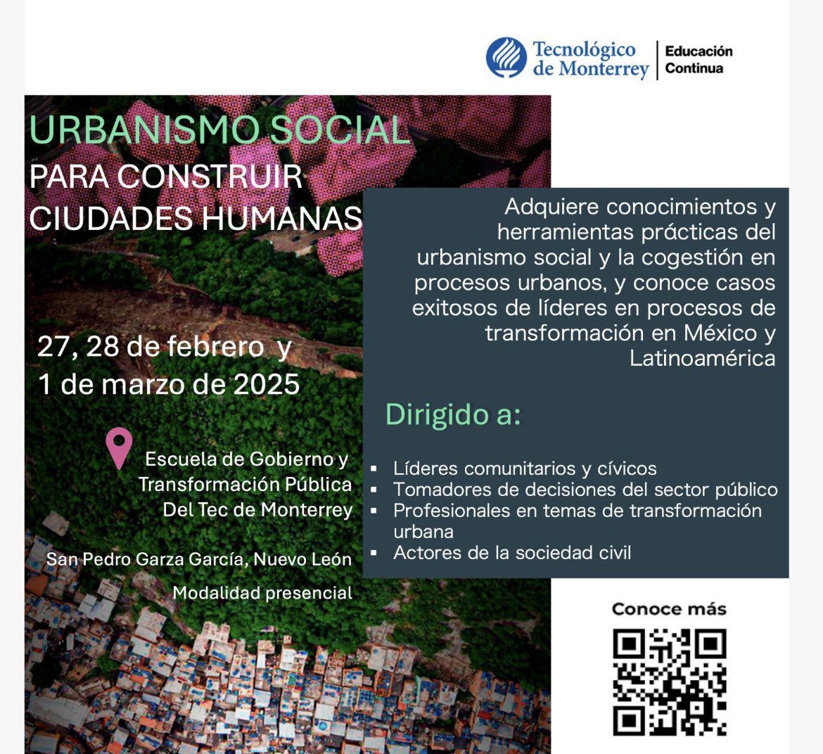 Alejandro Echeverri (@cachoecheverri) on Twitter photo Un primer día emocionante empezando nuestro curso del <a href="/TecdeMonterrey/">Tecnológico de Monterrey</a> : Urbanismo Social para construir ciudades humanas!! 🌿💧🦋 <a href="/EAAD_Tec/">Escuela de Arquitectura Arte & Diseño | Tec Mty</a> <a href="/FuturoCiudades/">Centro para el Futuro de las Ciudades</a> <a href="/EGobiernoyTP/">Escuela de Gobierno</a> Un primer día emocionante empezando nuestro curso del <a href="/TecdeMonterrey/">Tecnológico de Monterrey</a> : Urbanismo Social para construir ciudades humanas!! 🌿💧🦋 <a href="/EAAD_Tec/">Escuela de Arquitectura Arte & Diseño | Tec Mty</a> <a href="/FuturoCiudades/">Centro para el Futuro de las Ciudades</a> <a href="/EGobiernoyTP/">Escuela de Gobierno</a>