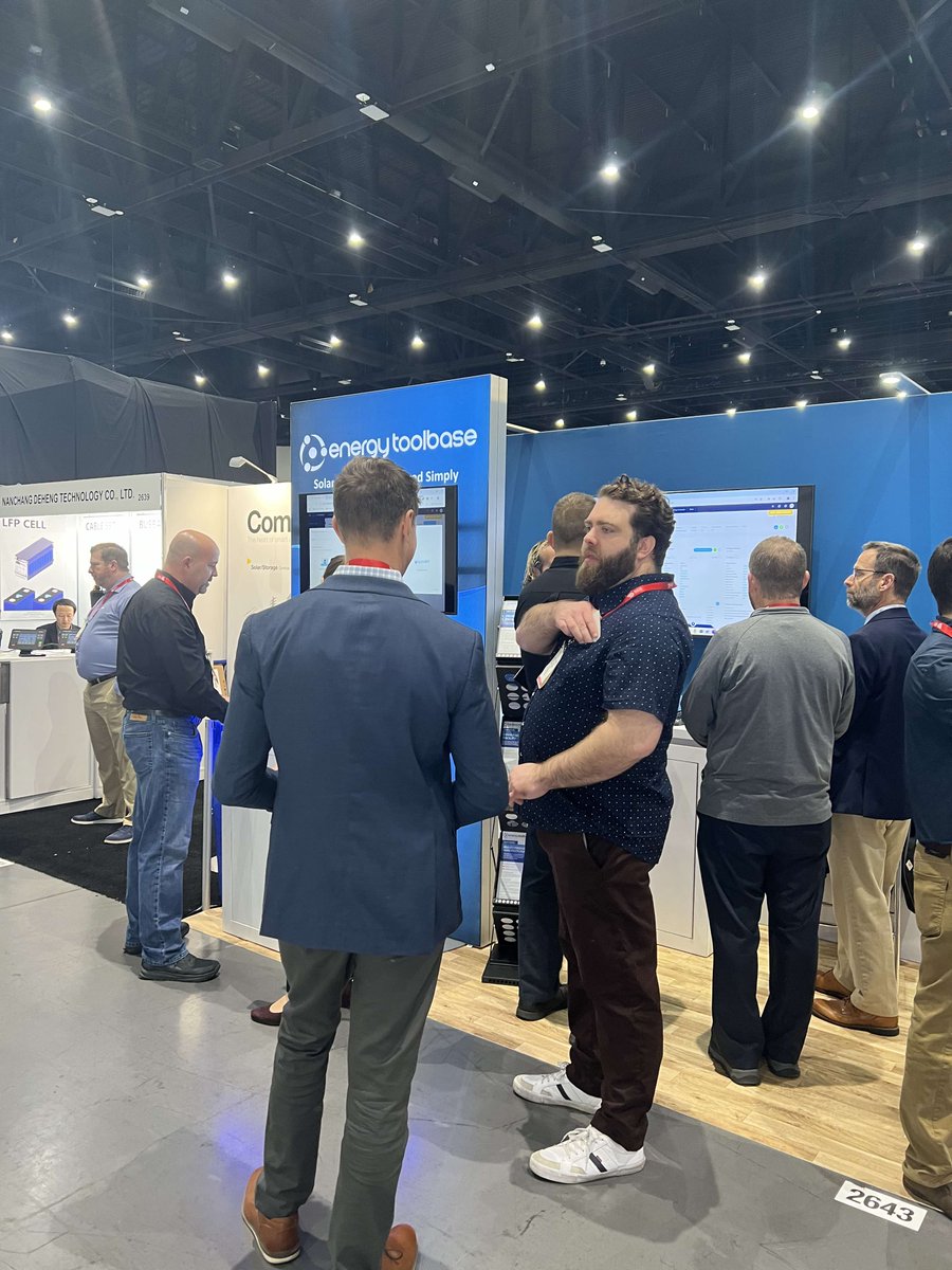 EnergyToolbase's tweet image. LAST DAY OF INTERSOLAR! ☀ If you haven&apos;t yet made it to our booth, come see us before the hall closes! We&apos;re #2643 @ISNAESNA 

#solar #solarconference #energystorage #intersolar