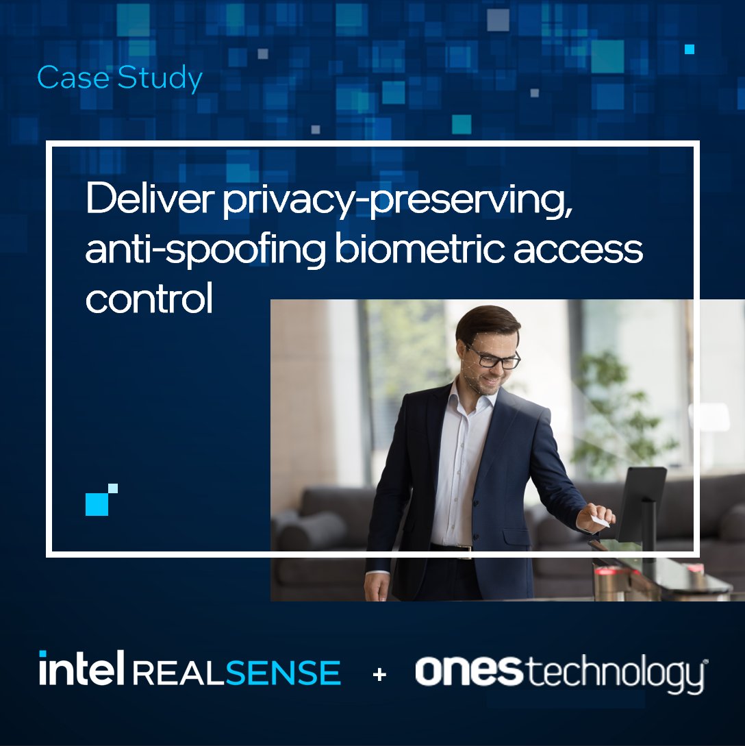 Intel RealSense
🔒👤<a href="/onestechnology/">Ones Technology</a> <a href="/bioaffix/">BioAffix</a>  Gate Vision powered by the <a href="/intel/">Intel</a> RealSense ID F450, is revolutionizing #privacypreserving, #antispoofing #biometric #accesscontrol. 

Discover how we're enhancing security and privacy!
Read more: bit.ly/3XjPozr