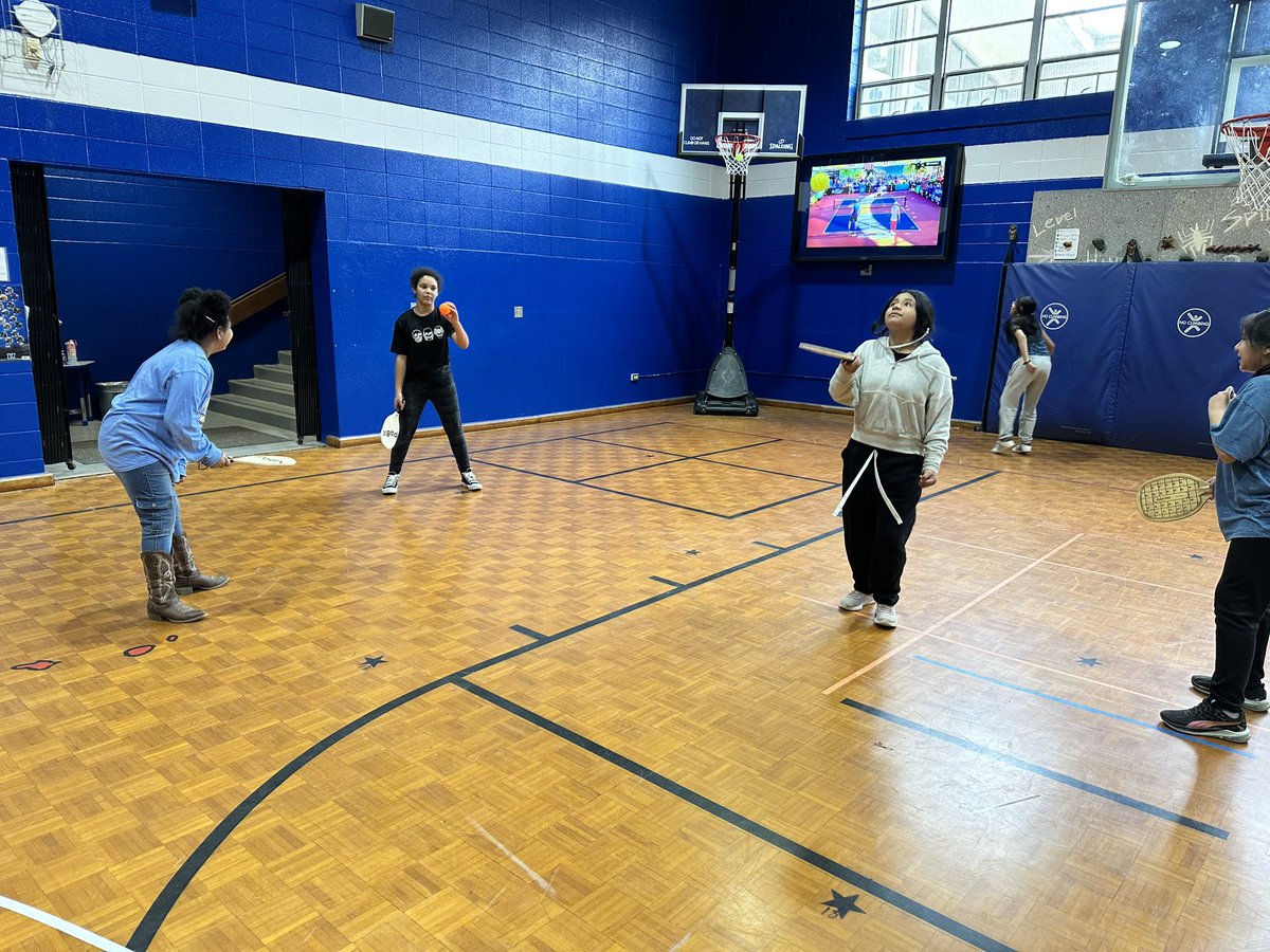 Gettin’ Ready <a href="/USAPickleball/">USA Pickleball</a> #pickleball <a href="/eastfieldglobal/">Eastfield Global</a> <a href="/EastfieldPE/">Eastfield Physical Education - Marion, NC</a> #physed #eastfieldperocks