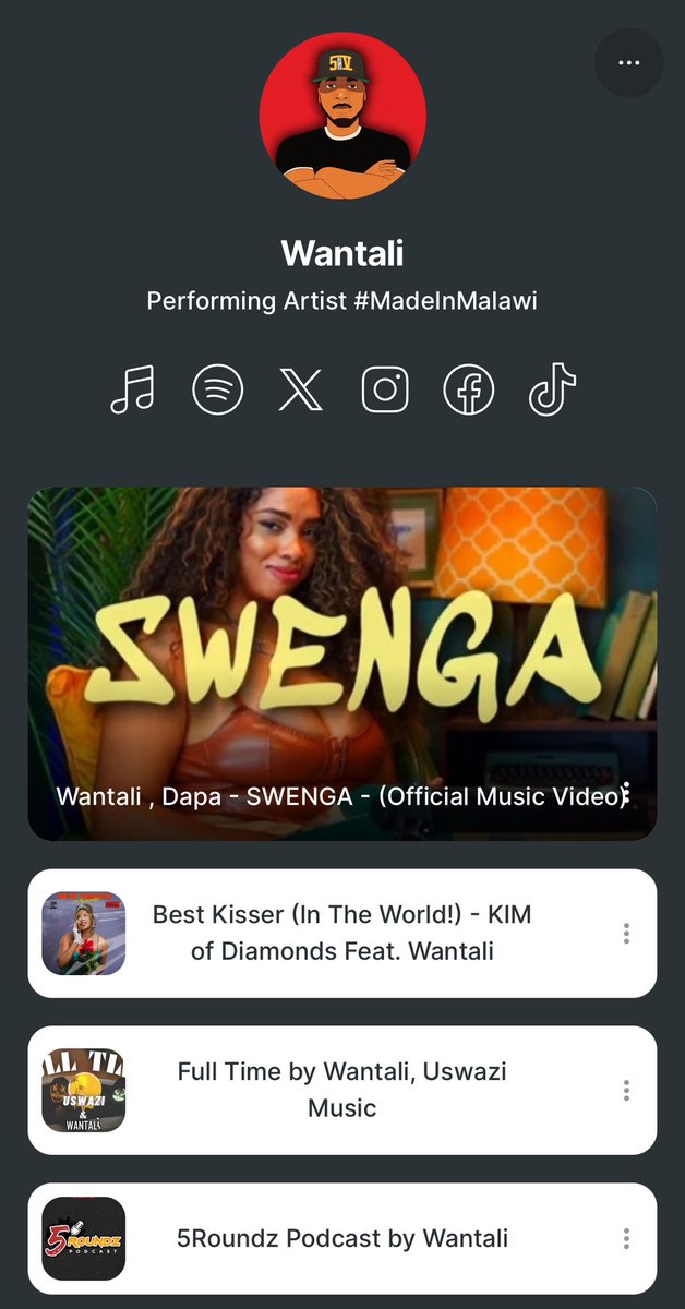 WantaliMW's tweet photo. Swenga video tomorrow! Link in bio. Let's goooo! π #Swenga #NewMusic #MadeInMalawi #Rap #Viral #Wantali #Dapa https://t.co/yifMRlaBVE