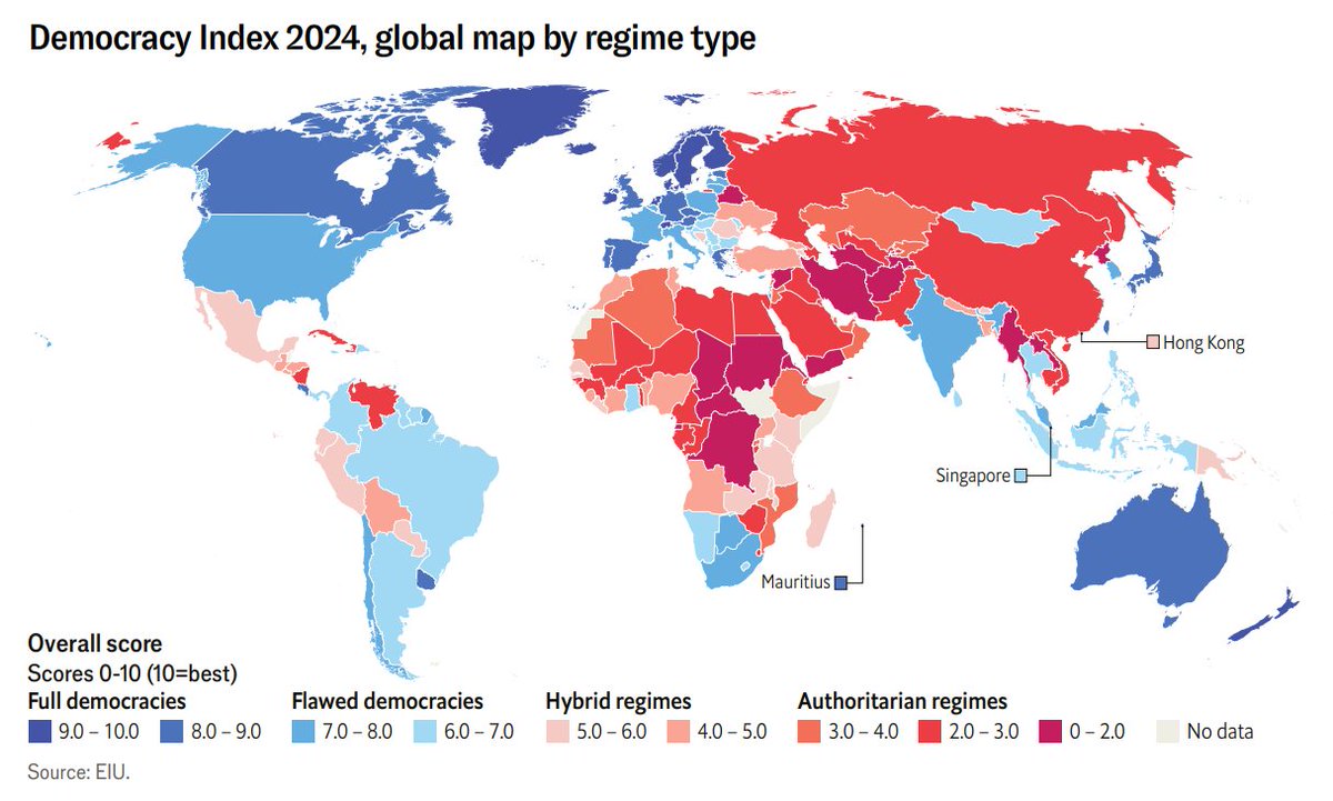 Pedro Sánchez (@sanchezcastejon) on Twitter photo Frente a los bulos, los datos:
🇪🇸 España mejora su puntuación, sube dos puestos en el ranking global, y se consolida como una de las democracias más plenas del mundo según <a href="/TheEconomist/">The Economist</a>.
eiu.com/n/campaigns/de… Frente a los bulos, los datos:
🇪🇸 España mejora su puntuación, sube dos puestos en el ranking global, y se consolida como una de las democracias más plenas del mundo según <a href="/TheEconomist/">The Economist</a>.
eiu.com/n/campaigns/de…