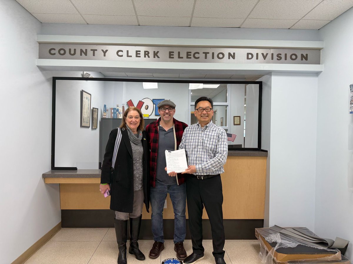 Primaries are healthy for change - Our Bergen County Commissioner candidates just submitted their petitions + will be on the ballot to give people a choice for the first time! The dem institution hates what we are doing but primaries are healthy for democracy, and create better