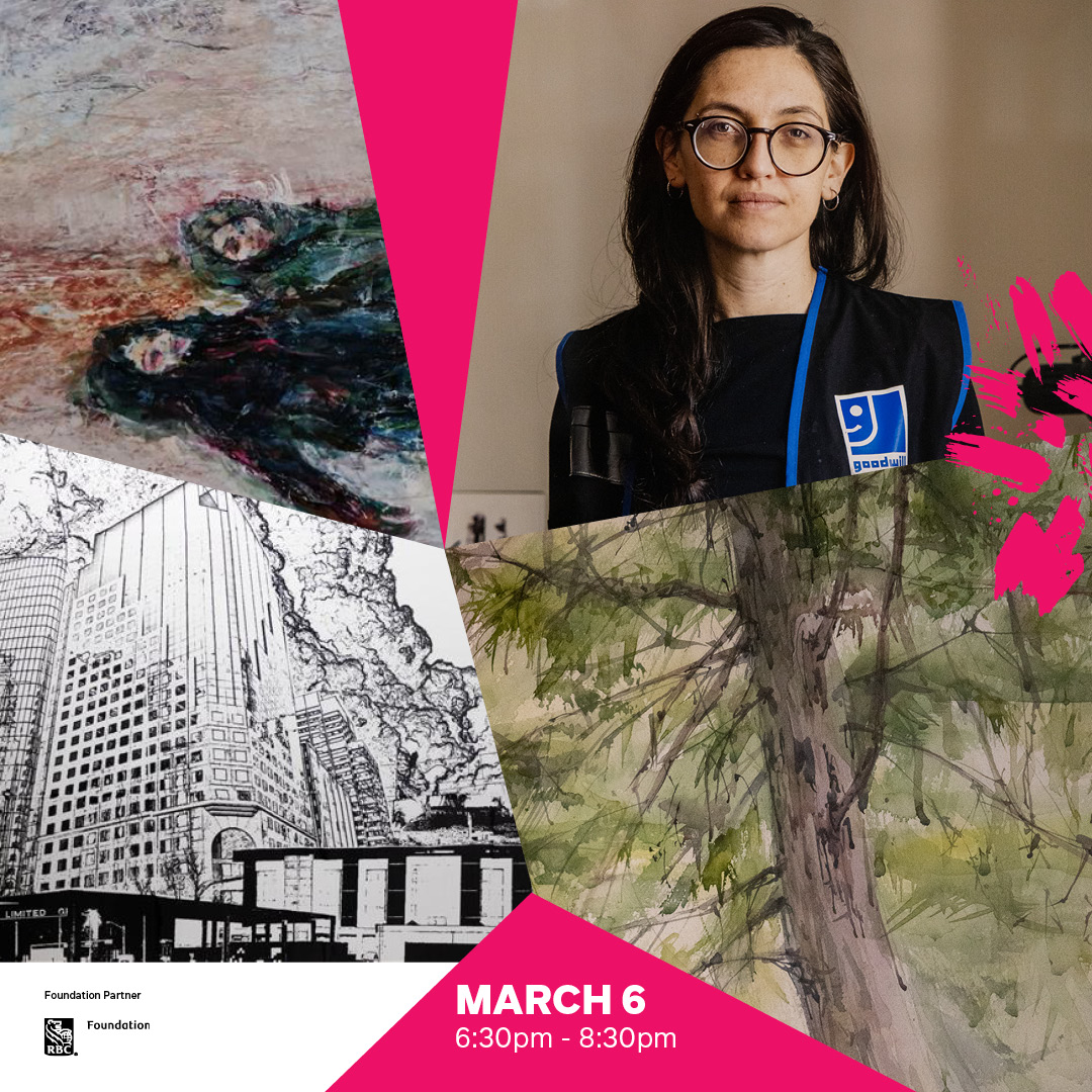 Uncover the stories behind the art! Our free Art Party offers a chance to explore all the exhibitions in our building and, best of all, meet the artists. Ask questions and learn about their creative process. 🖌️ 🎨 For more information click bit.ly/4haWRZg