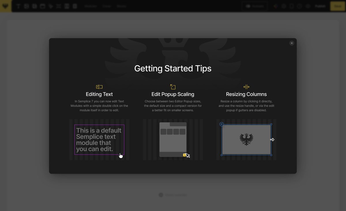 Couple new Content Editor tips for those of you who are on S7 💛