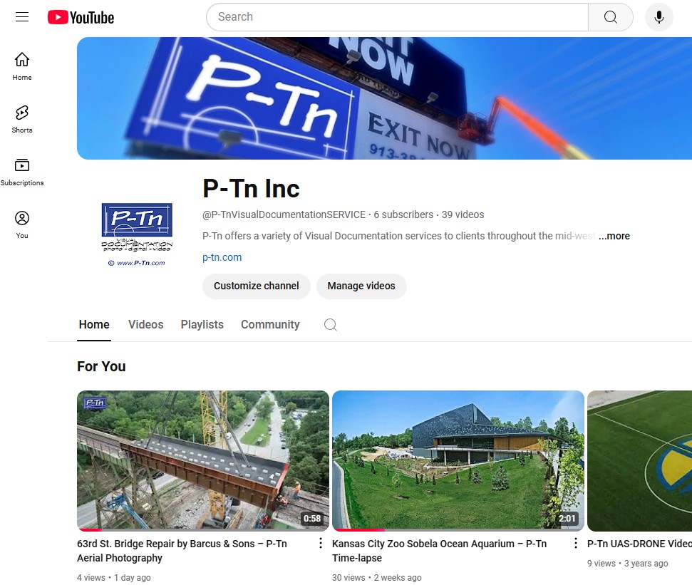 SUBSCRIBE to our P-Tn YouTube CHANNEL! 

Take a moment to visit our updated P-Tn YouTube CHANNEL to see our videos!