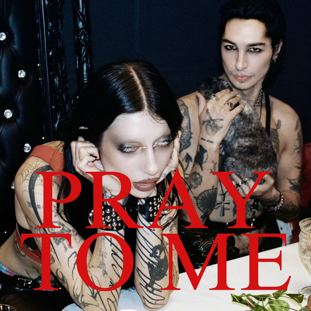 PRAY TO ME FEATURING <a href="/PalayeRoyale/">Palaye Royale</a> OUT MARCH 7TH!!! The 4th single off my new album Hollywood Forever ;) presave now 2 be saved onerpm.link/praytome