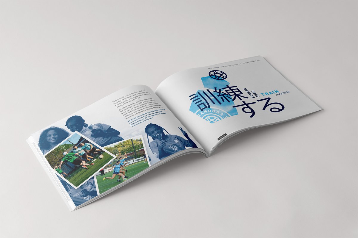 The Chattanooga FC Foundation is using soccer to engage and empower the community through the sport of soccer. We design the 2024 annual report to reflect the diversity of the people they serve. tinyurl.com/bdhfn92h