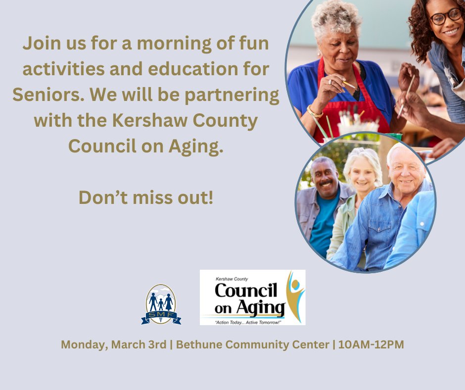 SandhillsMed's tweet photo. 🌟 Exciting News! 🌟

We are partnering with the KC Council on Aging to bring vital health services to the community! Join us on Monday, March 3rd, at the Bethune Community Center from 11 AM - 12 PM.

Seniors, we’re here to support your health and wellness. Don’t miss out! https://t.co/bOdRhimrvN