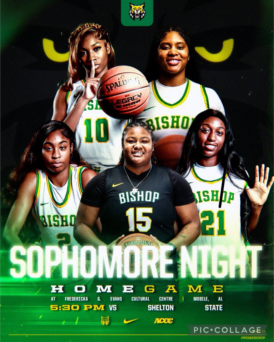 Sophomore Night ‼️ 😼

🆚 Shelton State
📍 Mobile, AL (Home)
⌚️ Women (5:30 PM) Men (7:30 PM)
🖥 Watch Live: shorturl.at/movLW

#CampgroundCats😼🟢🟡🏀