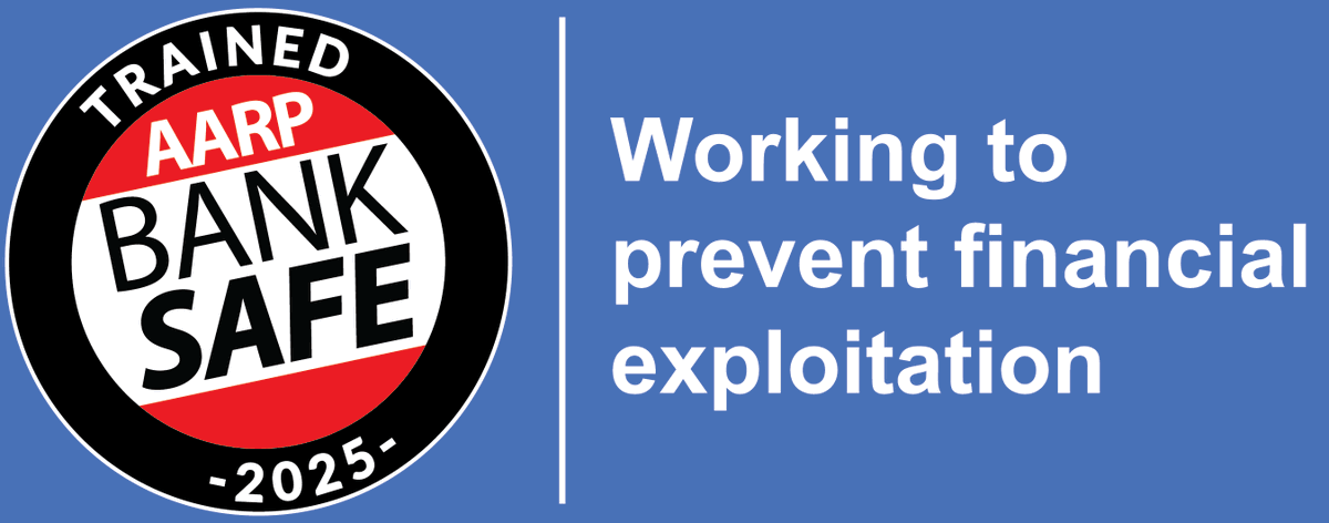 OTIS_FCU's tweet image. AARP&apos;s #BankSafe has protected more than $400 million from being stolen due to #FinancialExploitation. OTIS FCU is proud to be a part of this effort and thrilled to have earned the #BankSafe Trained Seal. Learn more: aarp.org/banksafe