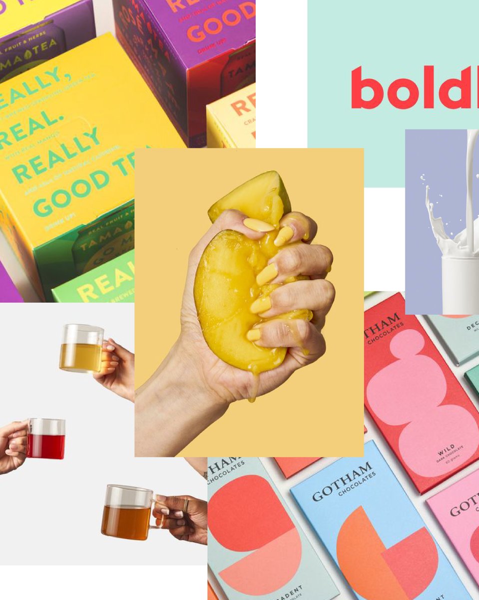 designcue's tweet photo. Mood boards are one tool we use to make decisions about the direction for brand design concepts. Each one pushes the potential of the brand in a new direction. These directions explored ideas focused on healthfulness, bold personality, and sophistication. https://t.co/hbTKFl2Xrg
