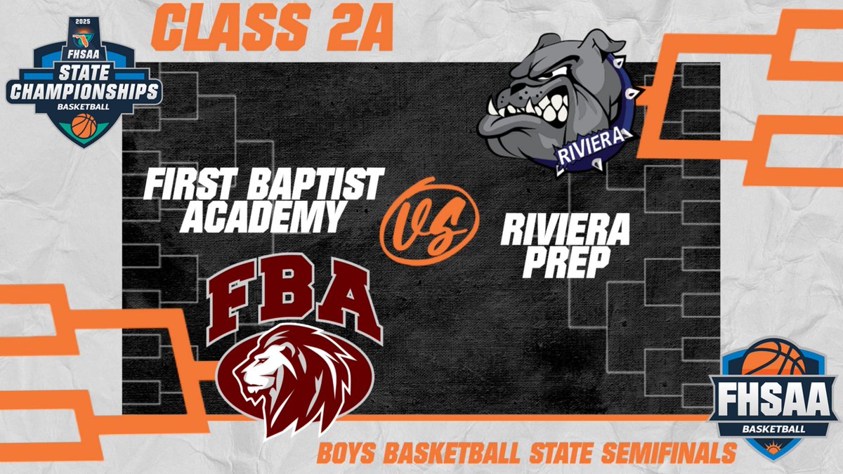 FHSAA's tweet image. Up Next: First Baptist Academy vs Riviera Prep 
#FHSAA #Class2A #BBK

Watch Live @NFHSNetwork