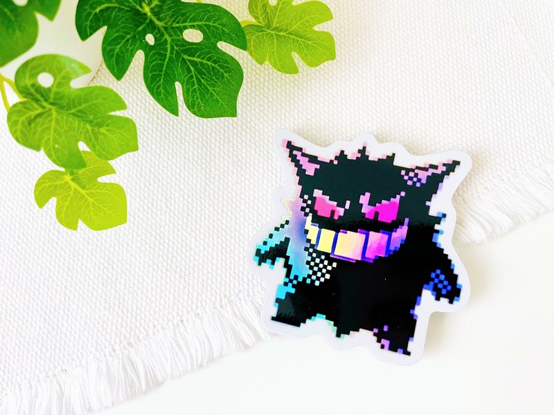 maplectic's tweet image. I just received Gengar Pixel Vinyl Stickers Holographic / Pokemon from heinmak via Throne. Thank you! throne.com/maplectic #Wishlist #Throne