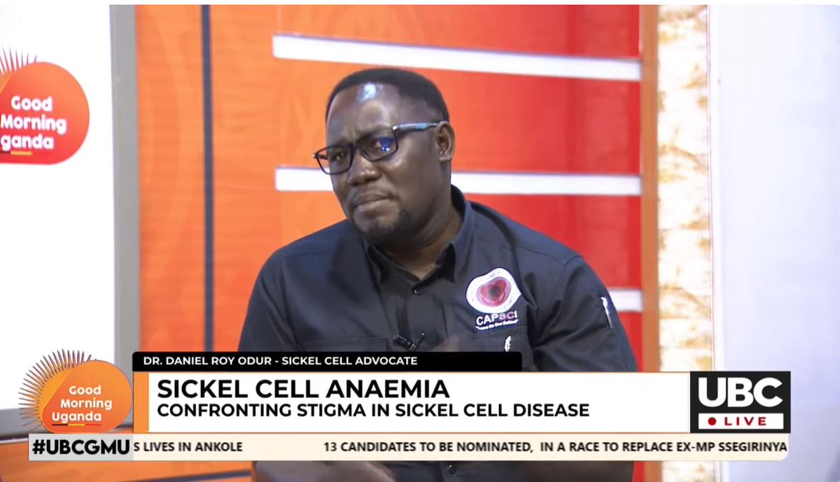 This morning,our ED <a href="/ddanielroy/">Daniel Roy O'dur 🧢</a> and Co-founder @WarriorsClub5 <a href="/don_magezi/">Don Magezi</a> had a discussion on <a href="/ubctvuganda/">UBC UGANDA</a> regarding Stigma associated with SCD &amp;the proposed mandatory testing for couples contemplating marriage. 
<a href="/MinofHealthUG/">Ministry of Health- Uganda</a> <a href="/SueNsibirwa/">Susan Nsibirwa🇺🇬</a> <a href="/DailyMonitor/">Daily Monitor</a> <a href="/DianaAtwine/">Dr. Diana Atwine</a> <a href="/janegisha/">Jane Nyiramugisha</a>