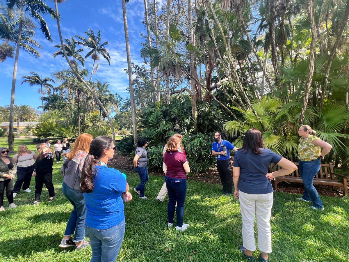 MDCPSSci's tweet photo. Our Middle School science educators get a first-hand glimpse of the vital role nature plays along with @EduSmartScience with in our teaching and learning @MDCPS. 

#YourBestChoiceMDCPS 

@AileenVega123 @WendyForteza @DaneMDCPS @NestorEMarcia @MDCPSSTEAM @MDCPSAcademics https://t.co/KV8ouExDtH