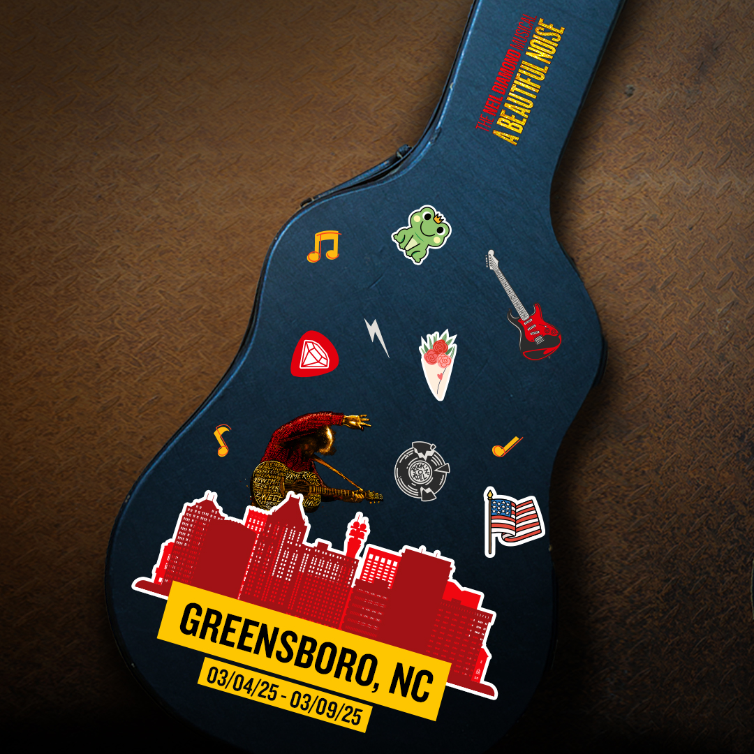 A Beautiful Noise (@beautifulnoise) on Twitter photo Performances start tonight, Greensboro!
Get on board and see the cast of <a href="/NeilDiamond/">Neil Diamond</a>'s musical, #ABeautifulNoise, at <a href="/TangerCenter/">Tanger Center</a> from 3/4 to 3/9.
ποΈ For tickets, visit abeautifulnoisethemusical.com/tour Performances start tonight, Greensboro!
Get on board and see the cast of <a href="/NeilDiamond/">Neil Diamond</a>'s musical, #ABeautifulNoise, at <a href="/TangerCenter/">Tanger Center</a> from 3/4 to 3/9.
ποΈ For tickets, visit abeautifulnoisethemusical.com/tour