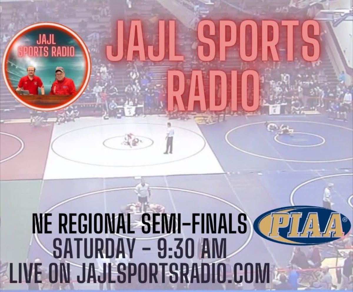 We're back LIVE on Saturday morning for all-day coverage of the AAA Northeast Regional Tournament from Liberty High School.  We'll have the semifinal round, consolation semifinals, placement rounds, and championship finals.

Only LIVE coverage!

podbean.com/lsw/jbz6ghdpun…