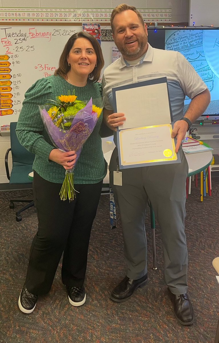 We are thrilled to announce that Mrs. Lindsay Ramey has been named Brummer Elementary’s Teacher of the Year! Mrs. Ramey continues to inspire and make a lasting impact in our school community—congratulations