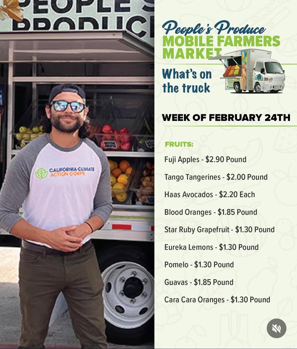 Check out what’s cooking this week at Project New Village’s People’s Produce Mobile Farmers Market happening every first Saturday of the month at Bethel AME Church (3085 K St.) from 11 a.m. - 1 p.m. 🍎🍊🍋

For the full market schedule visit projectnewvillage.org/calendar/.