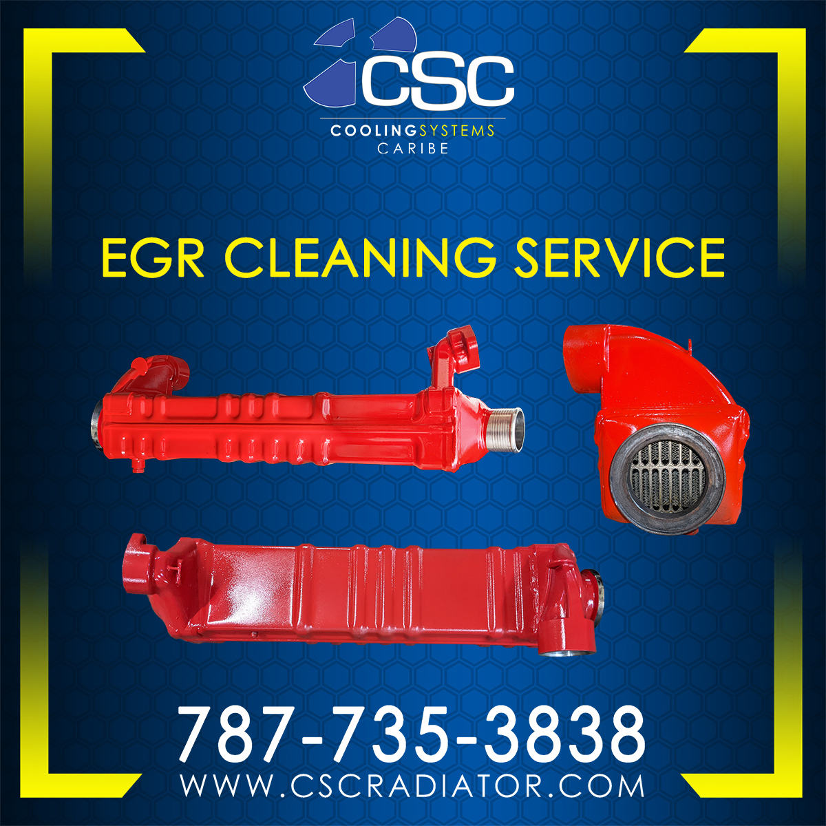 cscradiator's tweet image. Is your diesel truck feeling sluggish? It could be time for an EGR cleaning!

Call us at 78-735-3838 to book your appointment and boost your truck&apos;s performance today.

#EGRCleaning #DieselPower #cscradiator