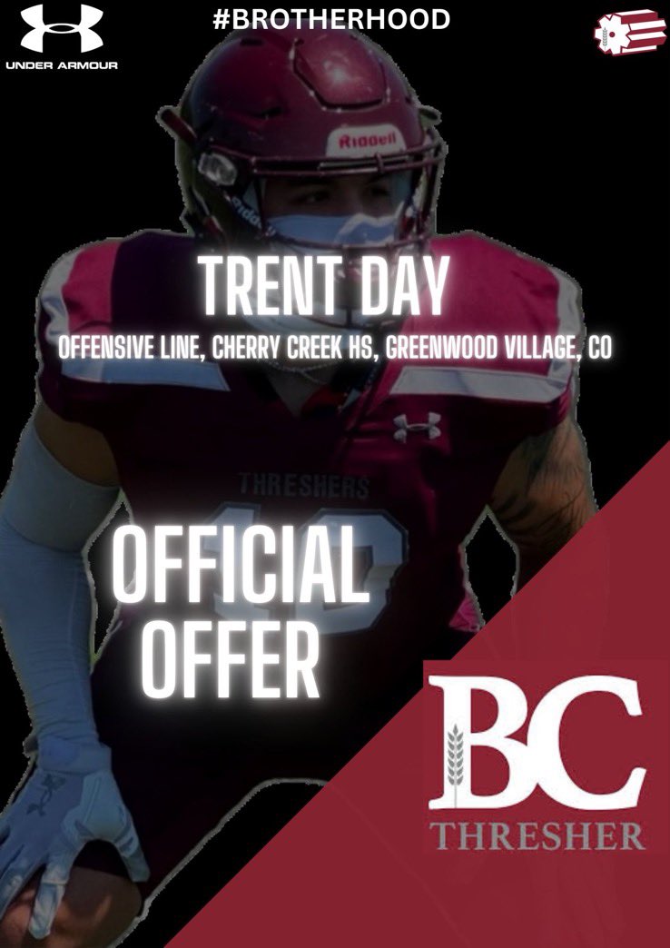 After a great conversation with <a href="/TheTerryCook/">Coach Terry Cook</a> I’m glad to announce that I have received my second offer from <a href="/Threshers_FB/">Bethel College FB</a>