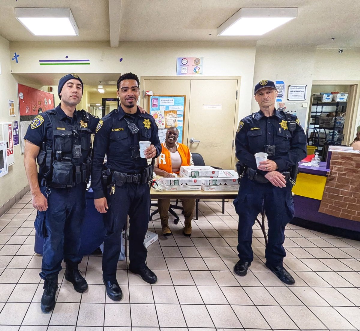 SFStatePD's tweet photo. Thank you to the Towers at Centennial Square Leadership Team for hosting a coffee event with UPD. We enjoyed meeting the residents and look forward to seeing you at the next one.

#Community #SFStatePD https://t.co/JL27geWLxc