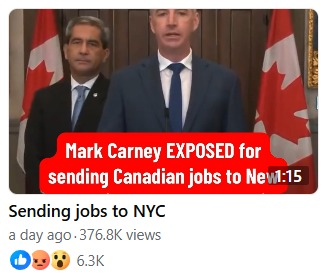 WeAreCanProud's tweet photo. 335,000 views on Instagram
376,000 views on Facebook
128,000 views on X

That's nearly ONE MILLION CANADIANS REACHED in just 24 hours.

Join us to help us expose the real Mark Carney: https://t.co/Dqd7bKQUxB https://t.co/lVfPU6A2E9