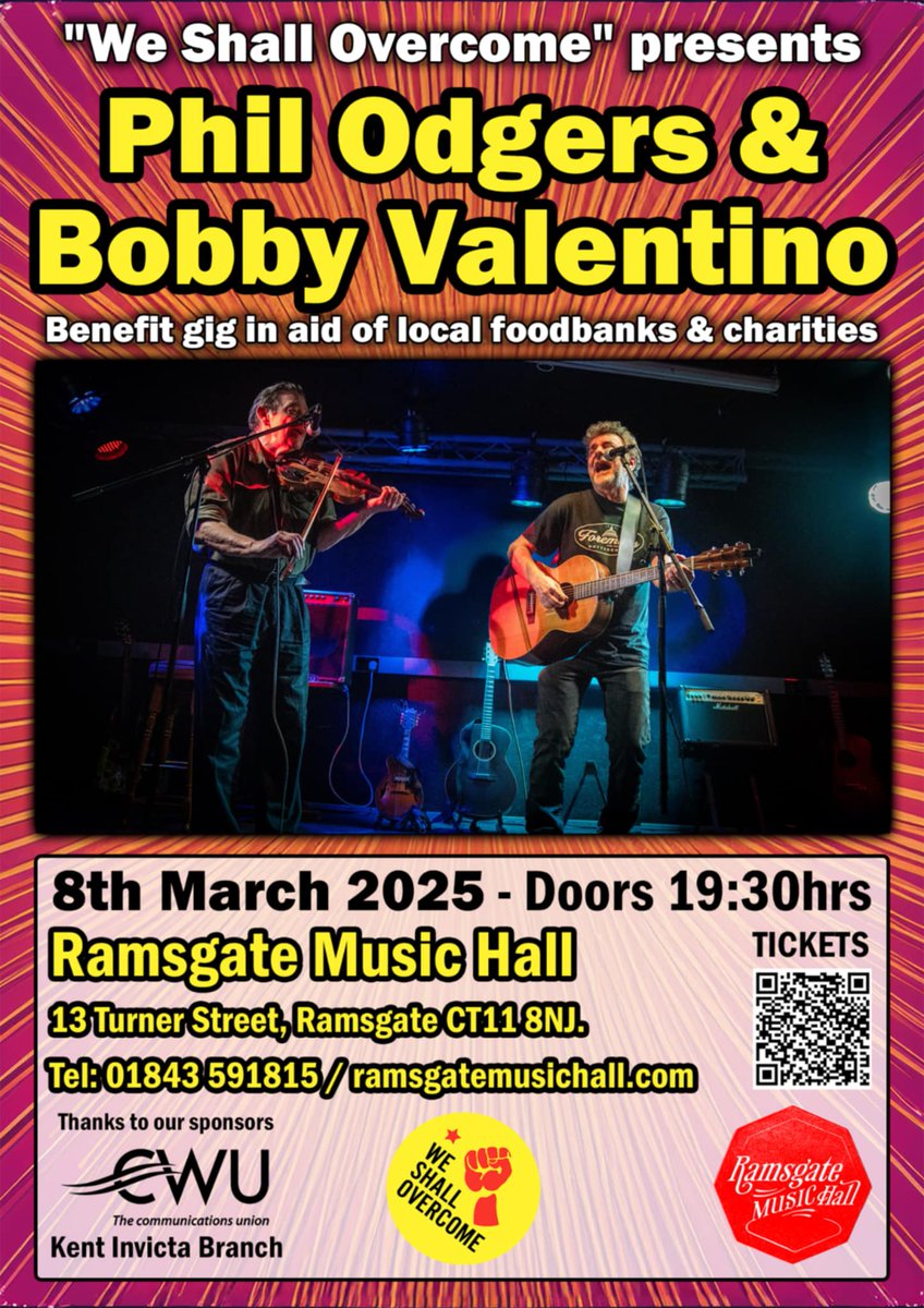 BottomBottomley's tweet image. Very soon now! 8th March at The Ramsgate Music Hall!

#TMTCH #Swillodgers #folk #Ramsgate #Margate #Kent #Thanet #weshallovercome