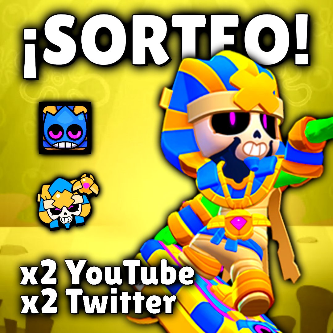 SORTEO SKIN OLLIE FARAÓN 

Seguirme <a href="/_Fraibor/">Frai</a>  ✅
Like y RT ❤️
Añadir a  Favoritos 📌
Mencionar DOS AMIGOS 👥

Dos skins se sortearán por Twitter y las otras Dos en mi canal de YouTube.

Ganadores el 12 de Marzo 📸
 ¡MUCHA SUERTE!

#PharaollieGiveaway #BrawlStars #OllieFaraon