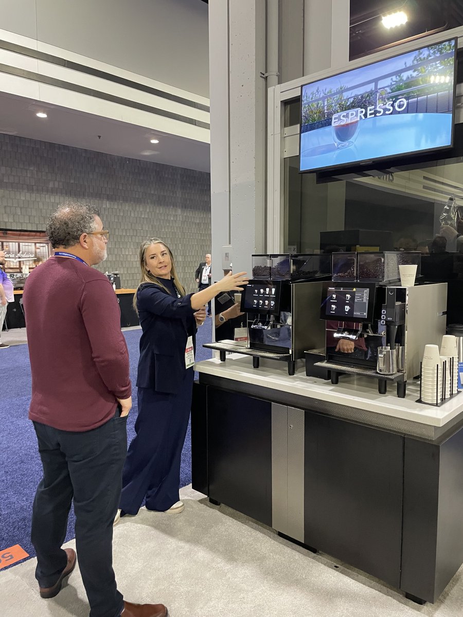 BUNN's tweet photo. The BUNN team is excited to talk with you at #NAFEM25! Stop by our booth (500) to learn more about our cold coffee solutions and the latest beverage dispensing equipment and technology. We look forward to connecting! #bunnquality #TheNAFEMShow https://t.co/KuJVJatLk7