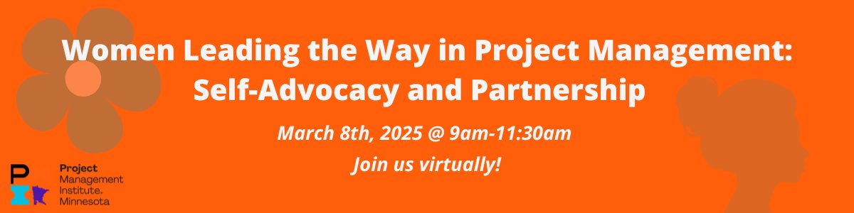 PMI_MN's tweet photo. Join us for Empowering Voices: Women Leading the Way in Dynamic Organizations, a high-impact virtual event featuring an inspiring keynote by Vicki Tokie, followed by a panel of accomplished women leaders in project management.

https://t.co/n2qz4vp7xa https://t.co/8JzmmXKFNp