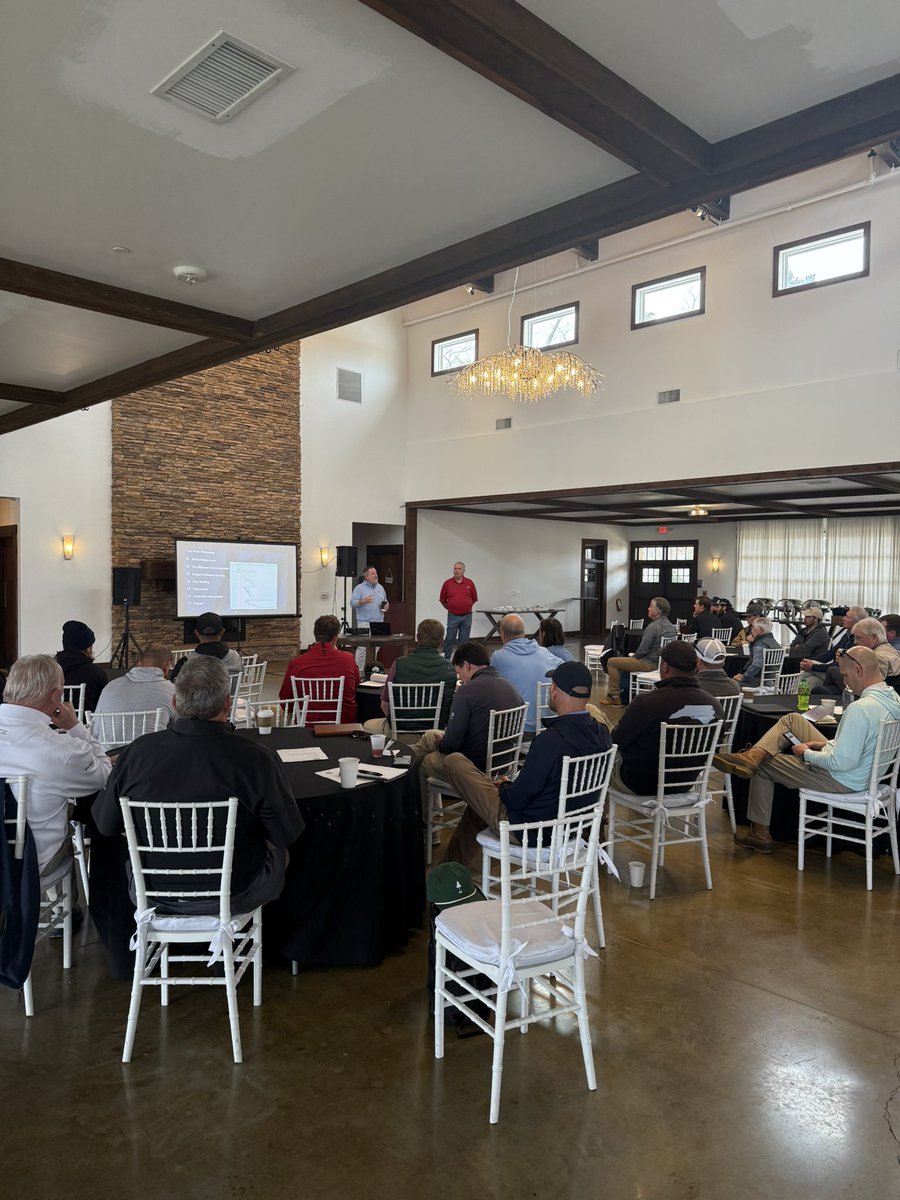 Awesome day of education! Huge thanks to <a href="/FredYelverton/">Fred Yelverton</a> <a href="/MazzellaGolf/">The Mazzella Partnership LLC</a> <a href="/AspenGolf/">Aspen Golf</a> and Dr. Jim Kerns.