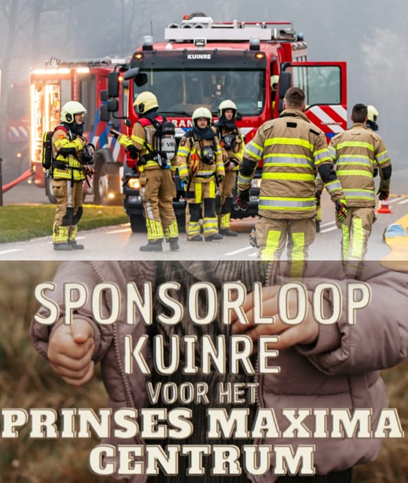 Brandweer Kuinre slaat de handen ineen om geld op te halen voor het Prinses Maxima Centrum. Hiervoor gaan we samen, compleet in bluspak, 5,38km lopen! 

Iedere donatie, groot of klein, draagt bij aan het doen van onderzoek en betere behandelingen.

betaalverzoek.rabobank.nl/betaalverzoek/…