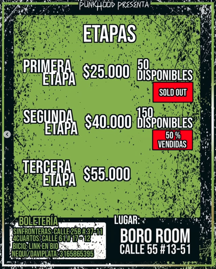 OctubreNegroCol's tweet photo. Listos para el próximo sábado acompañar a nuestros parceros de @estoesnueveonce en su aniversario 🎉 https://t.co/VBrocRqUDF