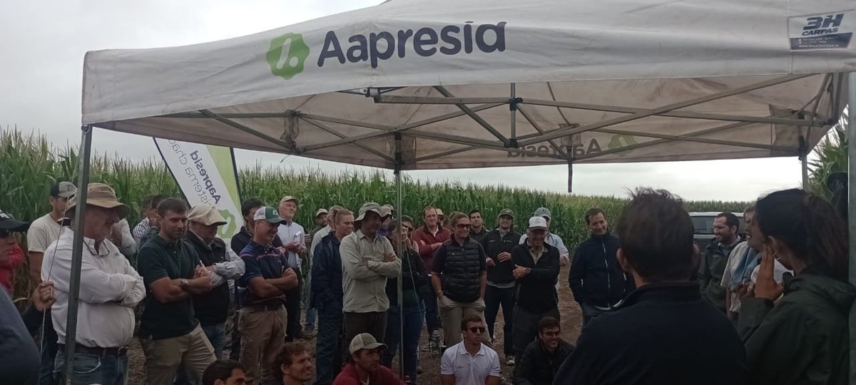JuanJosPimente4's tweet photo. Reunión Regional Tandilia Aapresid en Santa Marta, clase magistral de brechas de rendimiento a cargo de Fernando Andrade. Con la concurrencia de la Regional Necochea y miembros de la Regional Fangio-Mar del Plata. https://t.co/hSCeVjhhq1