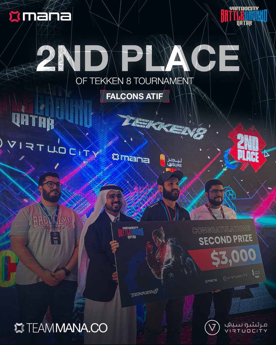 WITH THAT, YOUR TEKKEN VCBG CHAMPIONS ARE CROWNED💢

WE CANNOT WAIT TO SHOW YOU GUYS WHAT WE HAVE IN STORE FOR OUR NEXT MAJORS🔥
