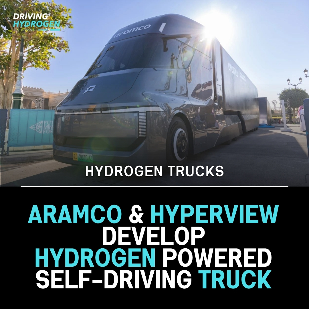 drivinghydrogen's tweet image. Aramco and HyperView develop hydrogen-powered self-driving truck 🇸🇦🚛⚡️

Read more for free at Driving Hydrogen:
h2.news/aramcohysd

#Aramco #HyperView #Hydrogen #PIF #Saudi #HydrogenTruck #DrivingHydrogen $TADAWUL $ARAMCO