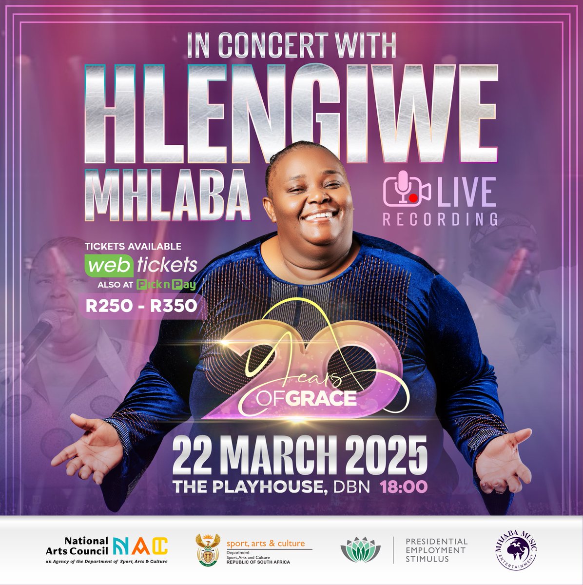Hlengiwe Mhlaba-20 YearsOfGrace tweet media