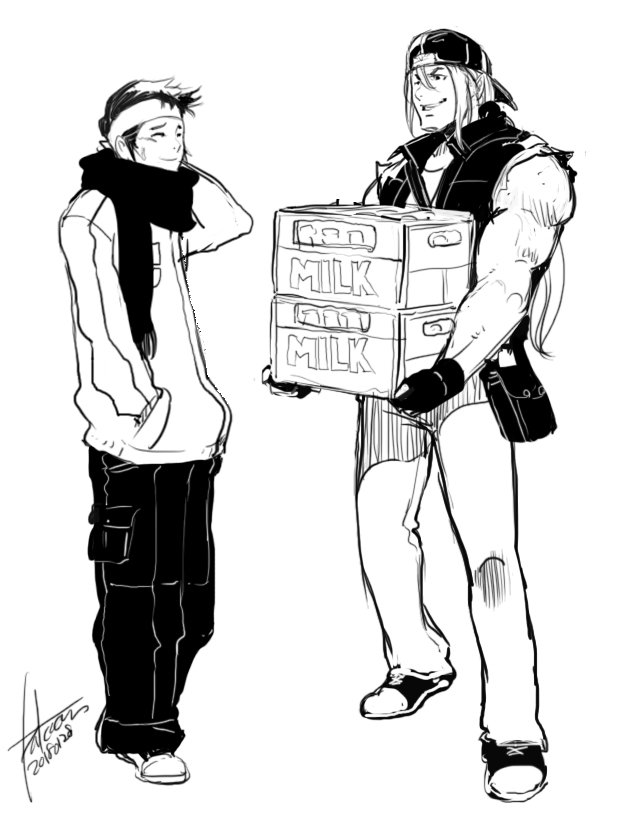 viuvasdokof's tweet image. Shingo Yabuki &amp;amp; Terry Bogard by Falcoon.

#TerryBogard #ShingoYabuki #FatalFury #GarouDensetsu #KOF #SNK