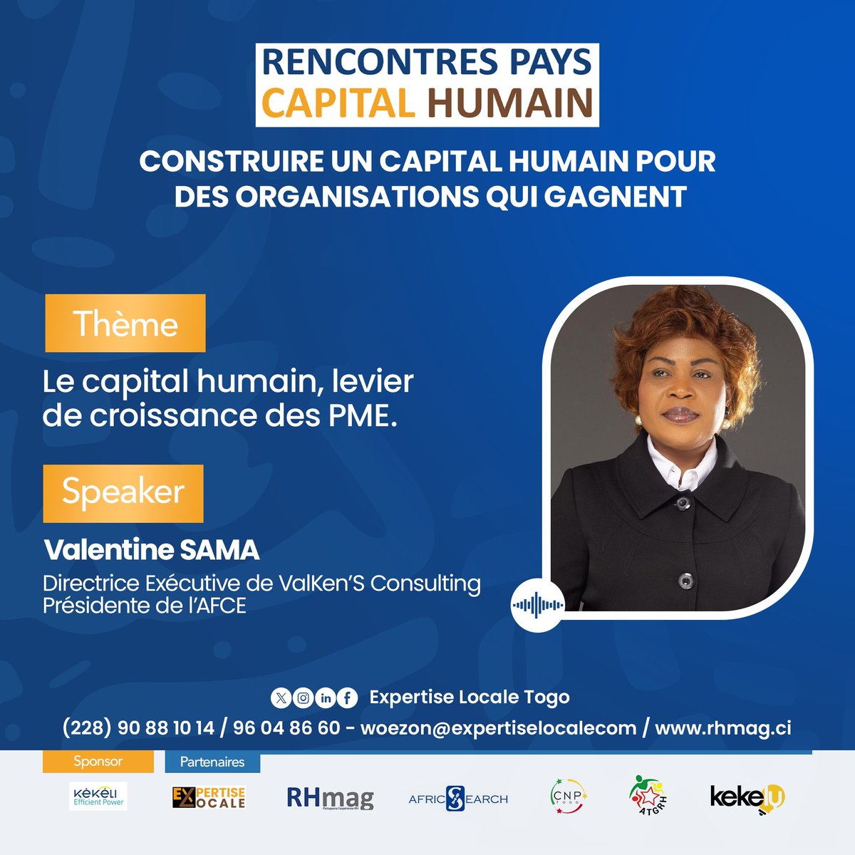 Disposant d’un doctorat en Économie –Gestion, d’un Master spécialisé en Economie solidaire et logique du marché, Valentine SAMA est évaluatrice des programmes et projets, Consultante Internationale en Economie de développement et Coach d’entreprise.

#ExpertiseLocale