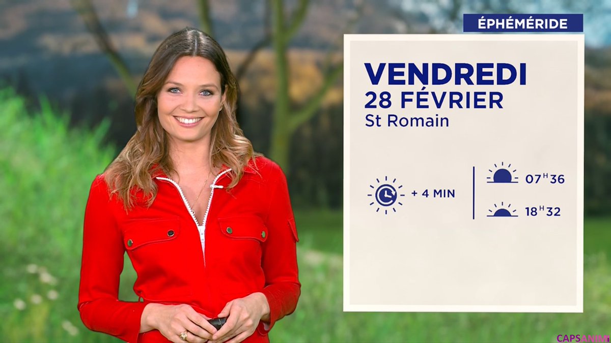 ☀️ <a href="/Gennifer_Demey/">Gennifer Demey</a> aujourd'hui pour la Météo sur M6