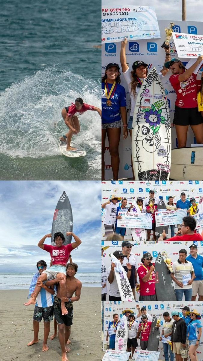 miguelvallejom's tweet photo. 🏄🏻♀️🏄🏆🇪🇨
#Surf
@mimi_barona y #AlexSuarez
de #Montañita son los campeones de la primera fecha del campeonato nacional de #Surf ,
realizado en Manta playa el Murciélago por la @FesurfEC
Informe gracias a 🌅🏖️
@NativaBambuEC @nativabambu
Vive la #ExperienciaNativaBambu https://t.co/QWEpVD0SLM