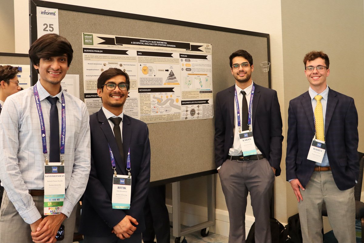 [Deadline March 6] Submit a poster for the 2025 INFORMS Analytics+ Conference hubs.ly/Q038GgH00

Poster presenters enjoy full access to the conference program, including the Edelman Gala and Welcome Reception, while competing for cash prizes!