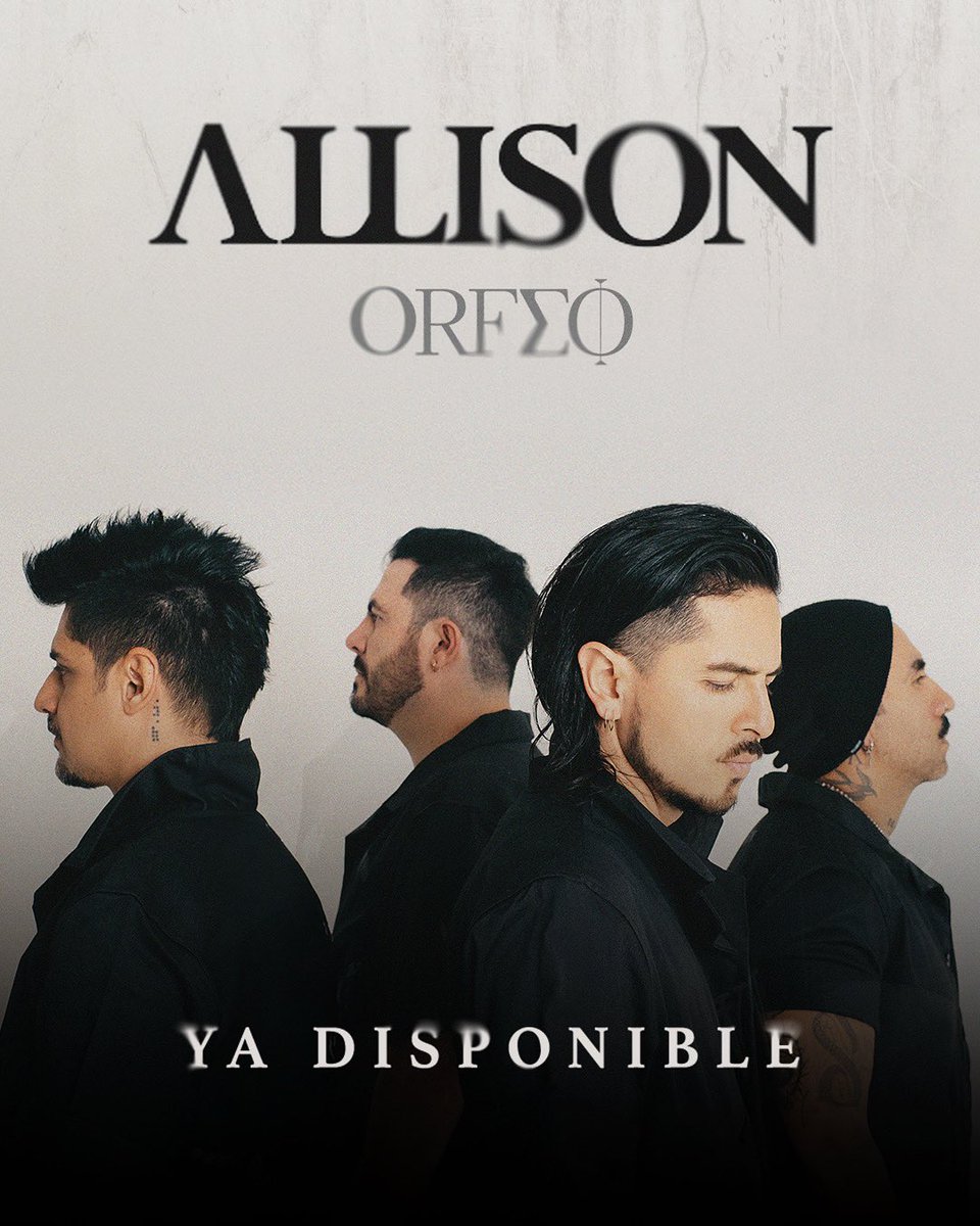 Allisonband's tweet photo. Con los puños llenos de júbilo les presentamos esta canción que habla de la leyenda griega🔥 “Orfeo” ya disponible en todas las plataformas digitales 🔥 https://t.co/l9nV1PWQ4W